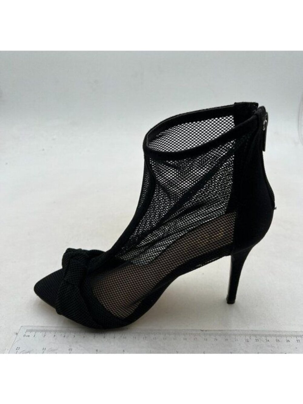 FSJ Peep Toe Dance Dressy Ankle Booties For Womens Fashion Back Zipper Stilettos